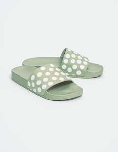 Footwear: Riviera Mules - Sage