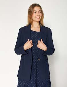 DEAR SUTTON Bryn Blazer - Navy Ink