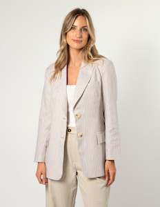 Bala Blazer - Tea Stripe