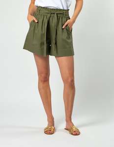 Pants: Noa Shorts - Olive Grove