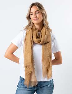 Accessories: Scarf Fringe - Tea