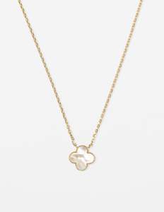 Jewellery: Necklace Mop Clover - Gold