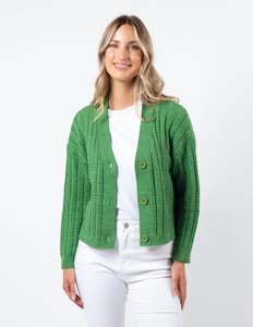 Posey Cardigan - Grass Melange