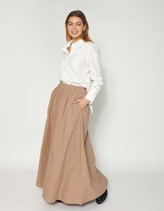 DEAR SUTTON Tate Skirt - Shiitake