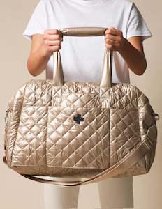 Overnight Bag Quilted - Champagne