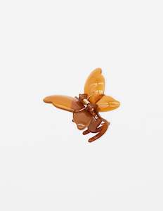 Hair Claw - Brown Butterfly