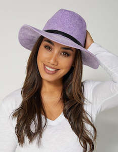 Chenille Hat - Lilac