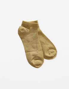 Socks Gold Lurex