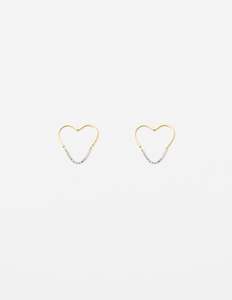 Heart Chain Earrings