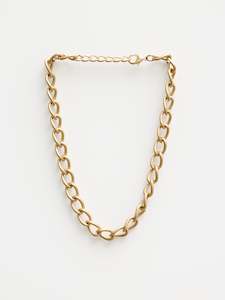 Gold Chain Choker Necklace