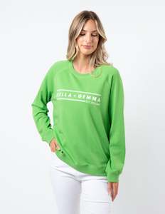 Sweaters: Classic Sweater - Pear S+G Logo