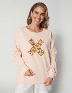 Sweater - Blush Bronze Safari Cross