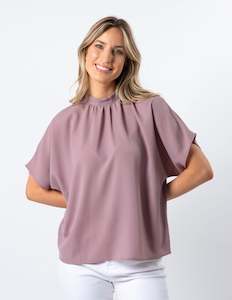 STELLA ESSENTIALS Giovana Blouse - Iced Plum