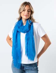 Scarf Fringe - Cobalt