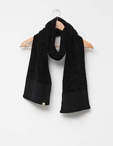 Chenille Scarves - Black