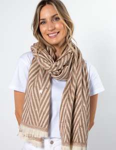 Diagonal Stripe Scarf