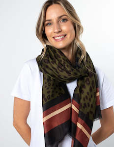 Scarves 1: Leopard Stripe Scarves