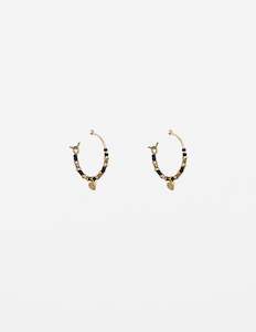 Miyuki Earrings - Black