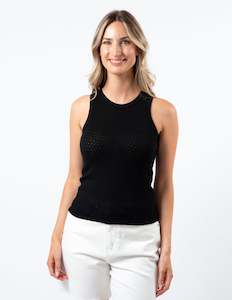 Stella Essentials: STELLA ESSENTIALS Sage Tank - Black