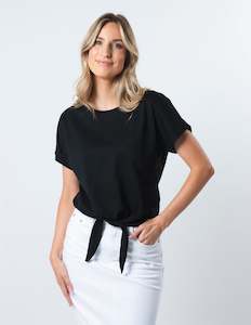 STELLA ESSENTIALS Tie Top - Black