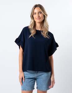 STELLA ESSENTIALS Grace Top - Navy