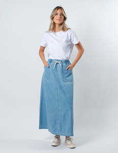 STELLA ESSENTIALS Ingrid Skirt - Light Blue Wash