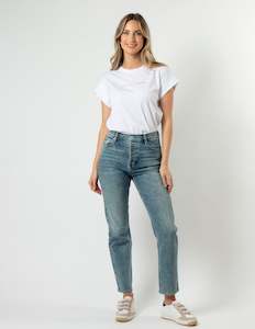 STELLA ESSENTIALS Aubrey Jean - Mid Denim Blue