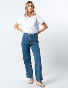 STELLA ESSENTIALS Kendall Full Length Jean - Deep Blue