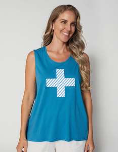 Last Chance Sale: Tank - Birdcage Blue