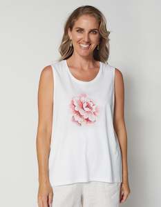 Last Chance Sale: Tank - White Sublime Summer