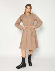 DEAR SUTTON Zadie Dress - Shiitake