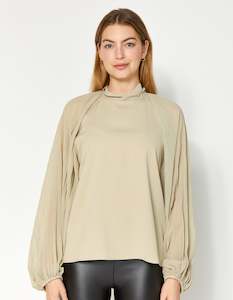 DEAR SUTTON Royce Blouse - Stone