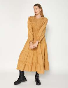 DEAR SUTTON Fallon Dress - Hazelnut