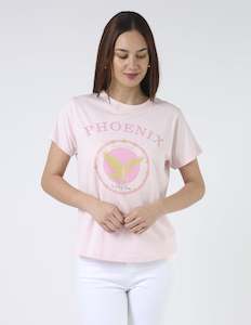 T-Shirt - Rose Pink Wild and Free Eagle