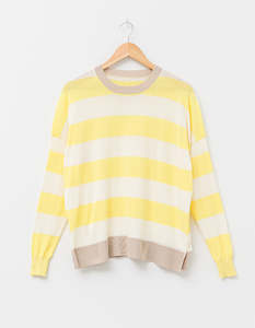 Sale Knitwear: Livia Jumper - Sun Stripe