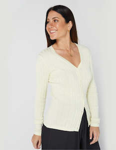 Beverly Cardigan - White