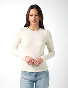 STELLA ESSENTIALS Holiday Top - Eggnog