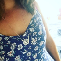 Jewellery: V necklace - Stephanie Grace Jewellery