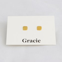 Jewellery: Square earrings - gracie jewellery