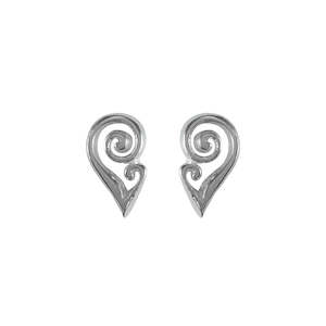 Jewellery: Studs - Koru Fern