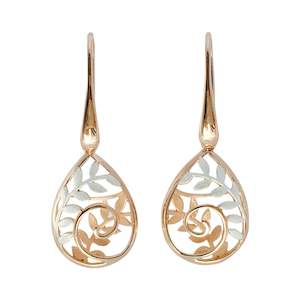 Koru Drop Basket Earrings