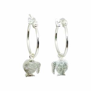 Kiwi Icon Hoop Earrings