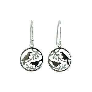 2 Tui In Circle Polish/Matte Earrings (small)