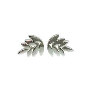 Studs - Fern Icon Silver