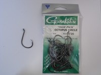 Gamakatsu Octopus Circle Hooks 25pce Packet size 6/0 Black