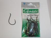 Gamakatsu Octopus Circle Hooks 25pce Packet size 8/0 Black