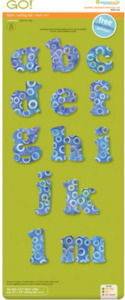 GO Carefree Alphabet Set - Lowercase (2 die set) - Stewmac Distributors