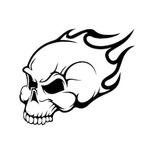 Skull Flames