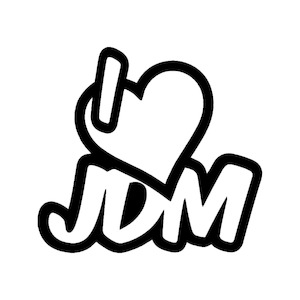 I Love Heart JDM