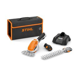 Garden tool: STIHL HSA 26 Small Battery Hedge Trimmer and Grass Timmer Kit Small Garden STIHL